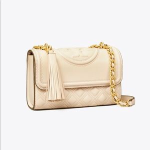 Tory Burch Small Fleming Leather Shoulder Bag